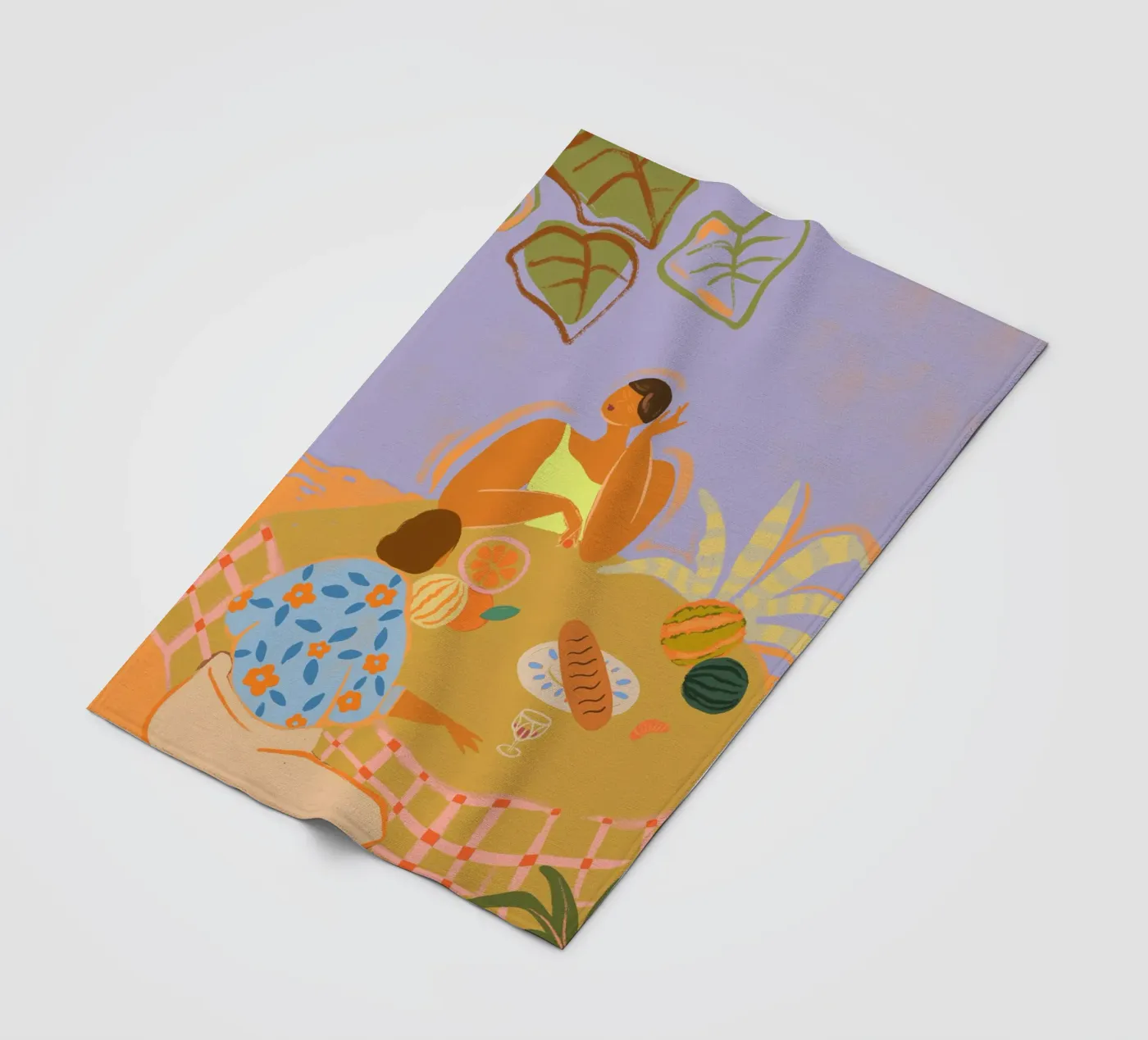 Catch Up fleece blanket by Arty Guava