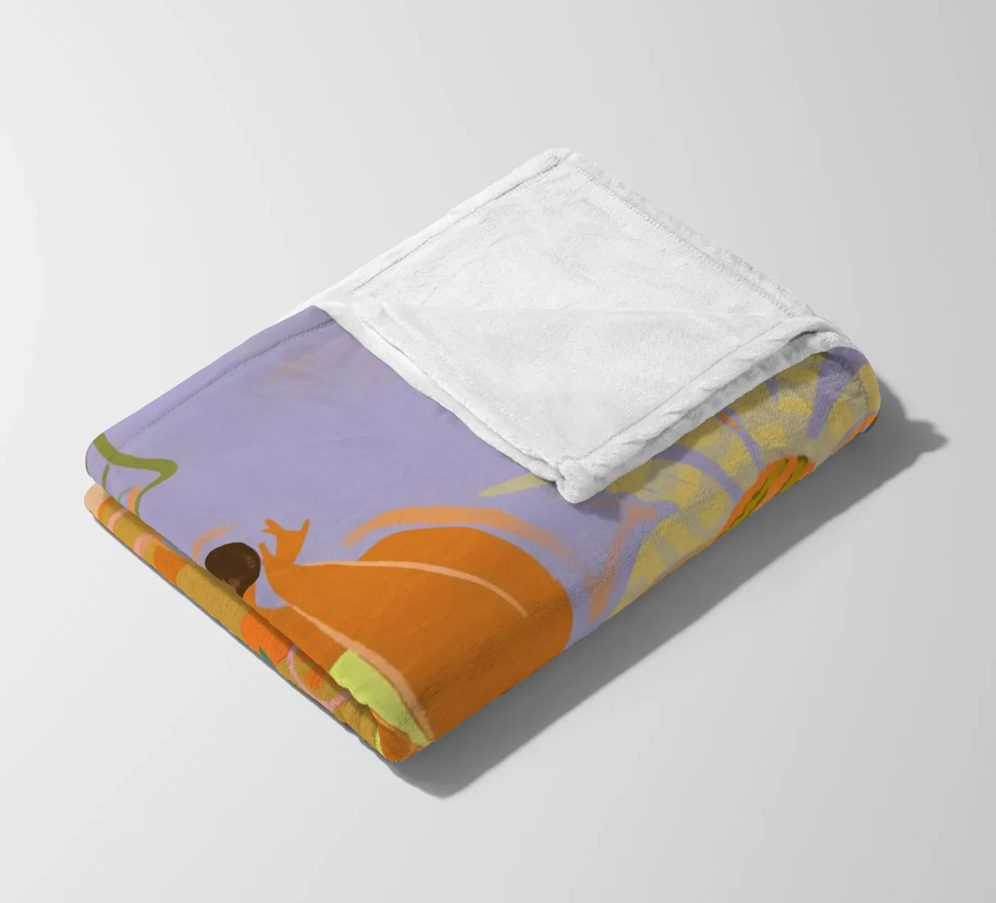 Catch Up fleece blanket by Arty Guava