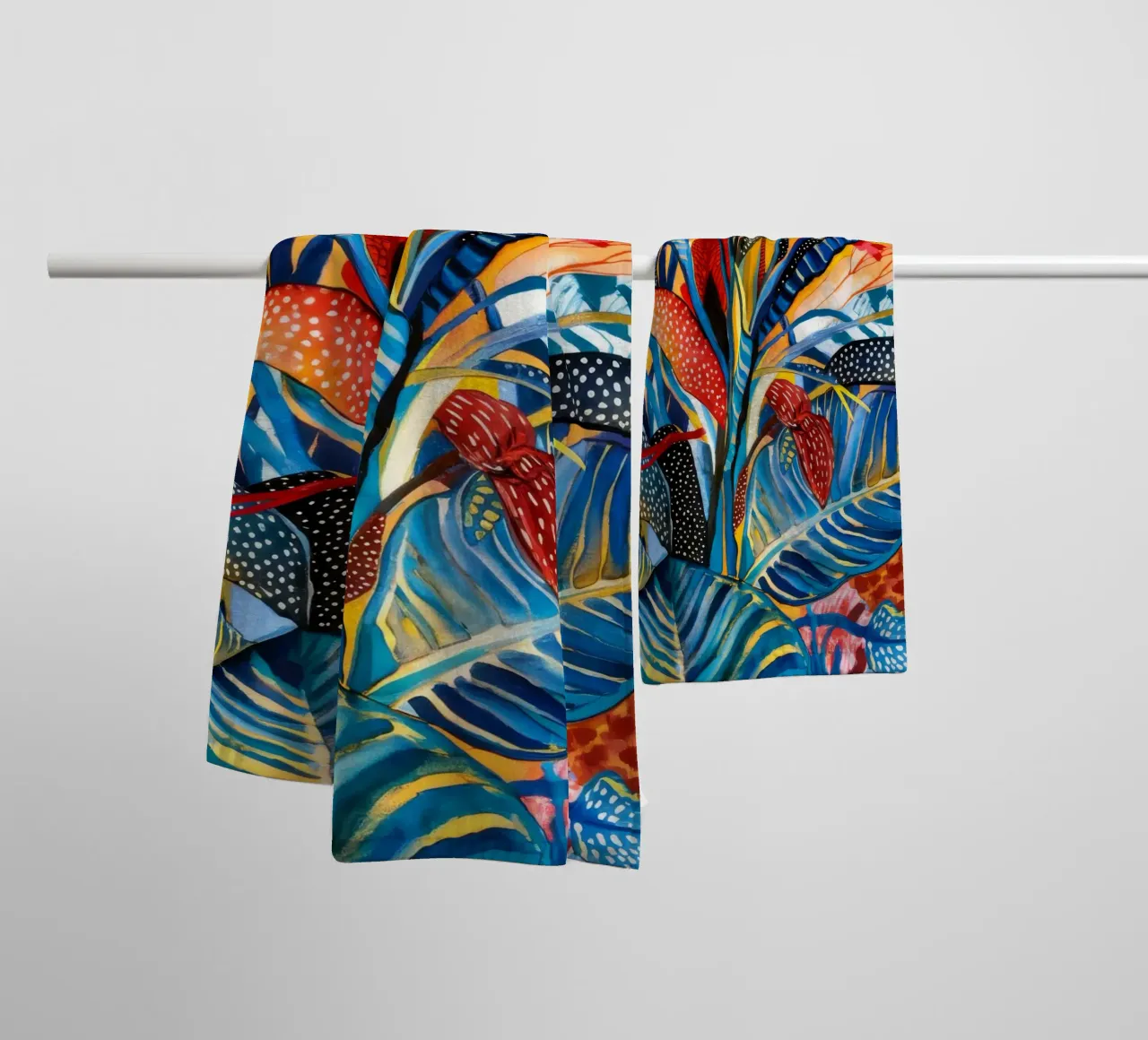 Fioritura esotica asciugamano da bagno da Vivid Reverie