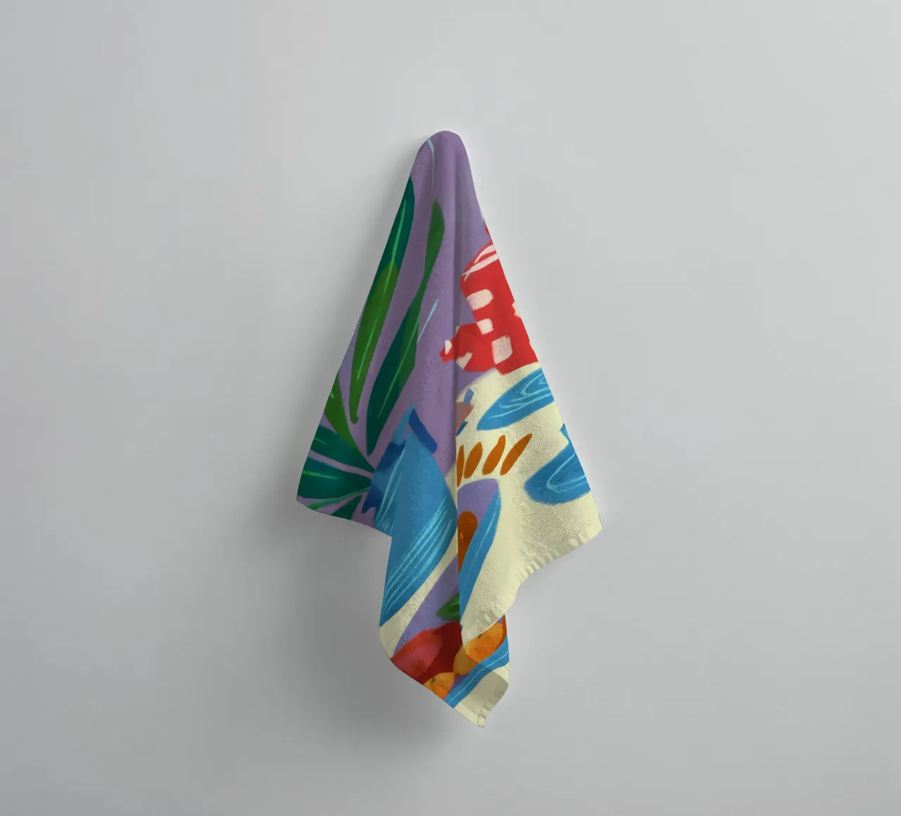 Fruitful Abstract Tea towel by Moonlite Desire