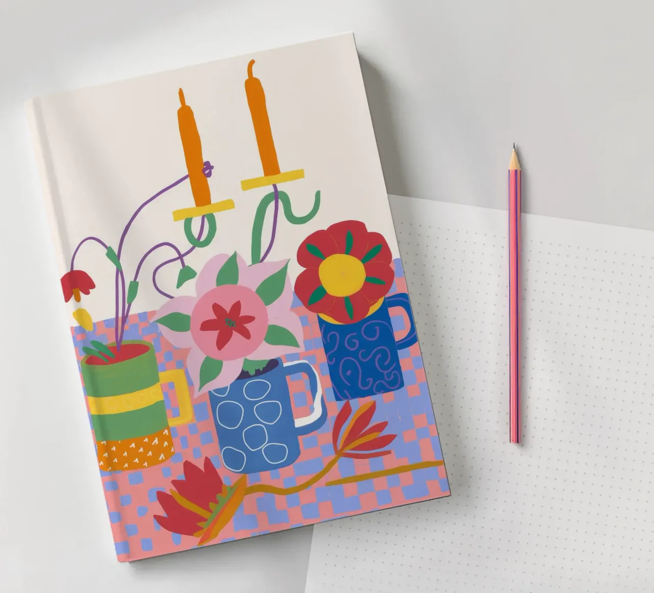 Candlelit Color Chaos notebook by Moonlite Desire