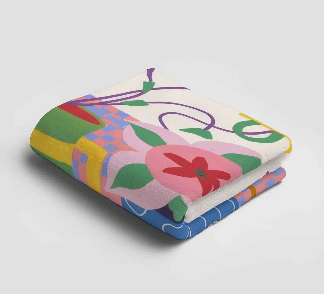 Candlelit Color Chaos towel by Moonlite Desire