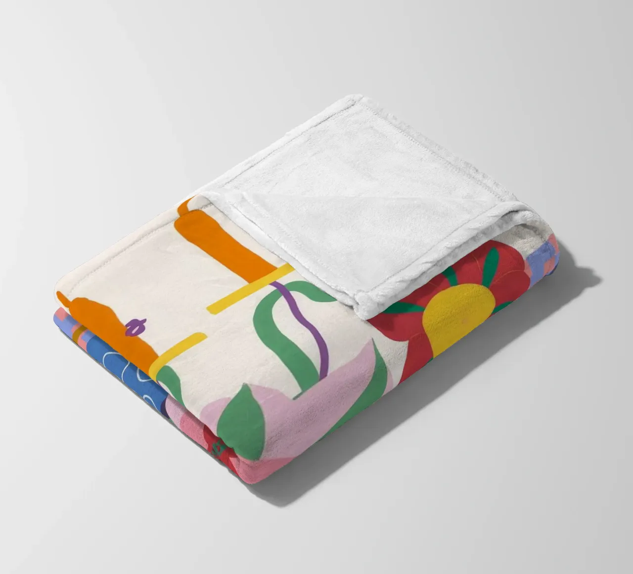 Candlelit Color Chaos fleece blanket by Moonlite Desire