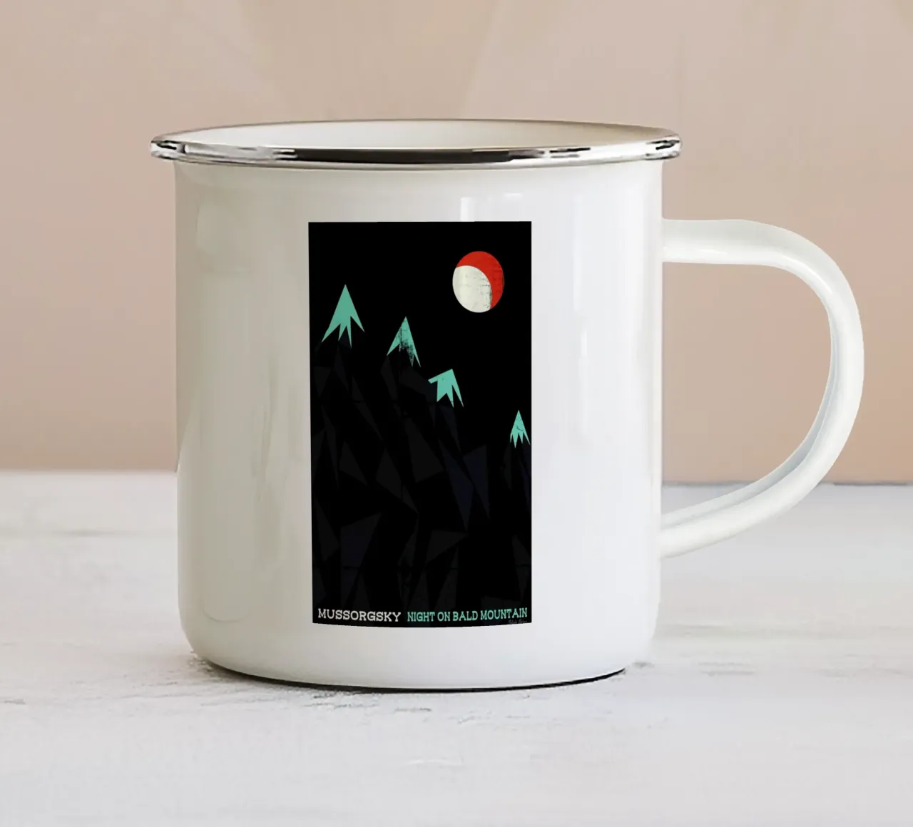 Mussorgsky - Night on Bald Mountain tazza in smalto da Prelude Posters