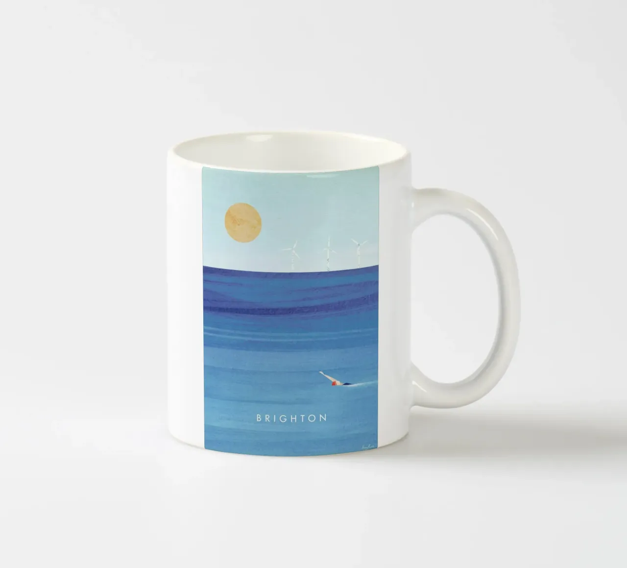 Brighton tazza in ceramica da Henry Rivers