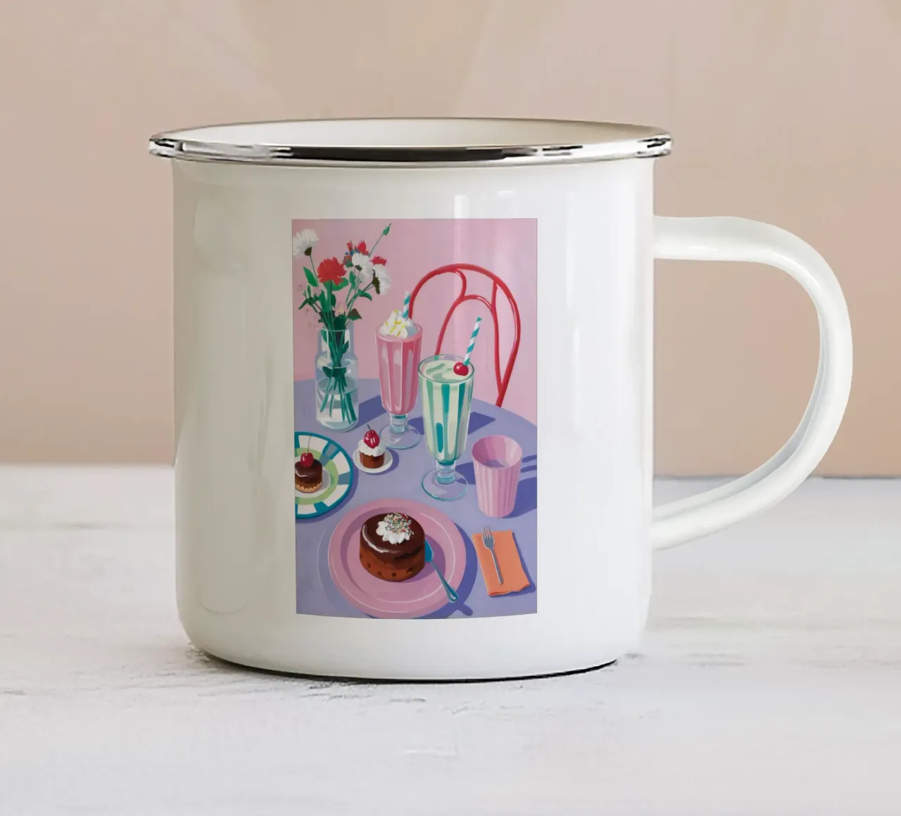 Dolcezza del caffè tazza in smalto da Moonlite Desire