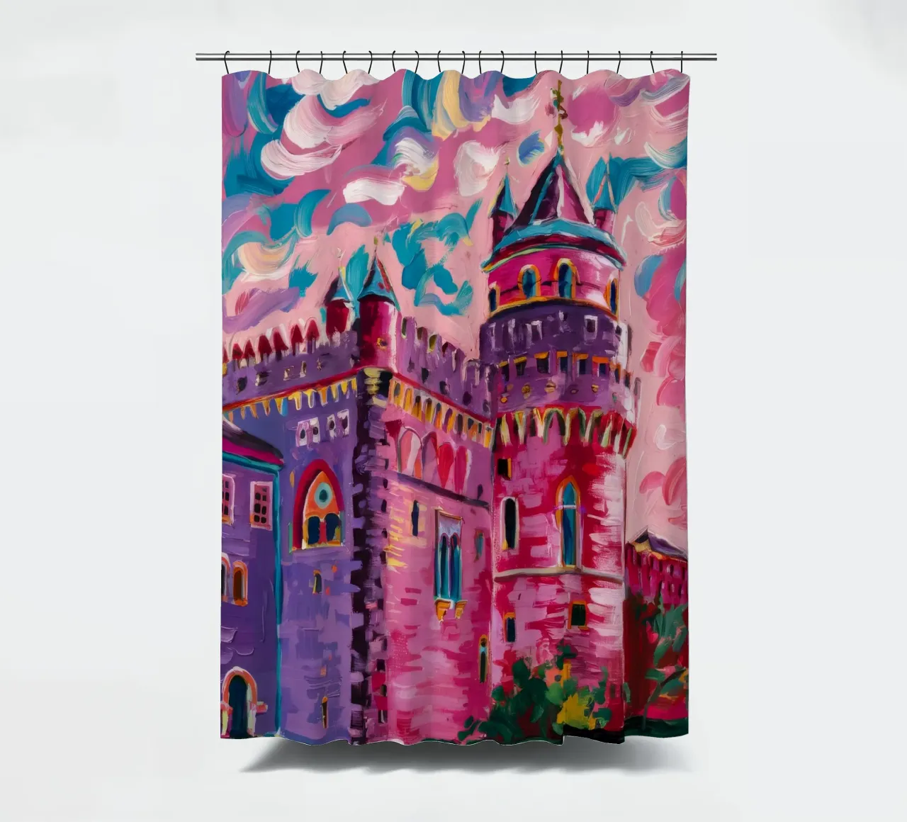 Magenta Castle Fantasy tenda da doccia da Lush Essence