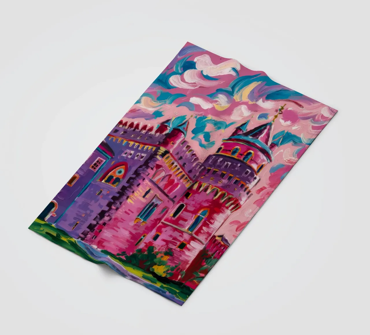 Magenta Castle Fantasy coperta in pile da Lush Essence