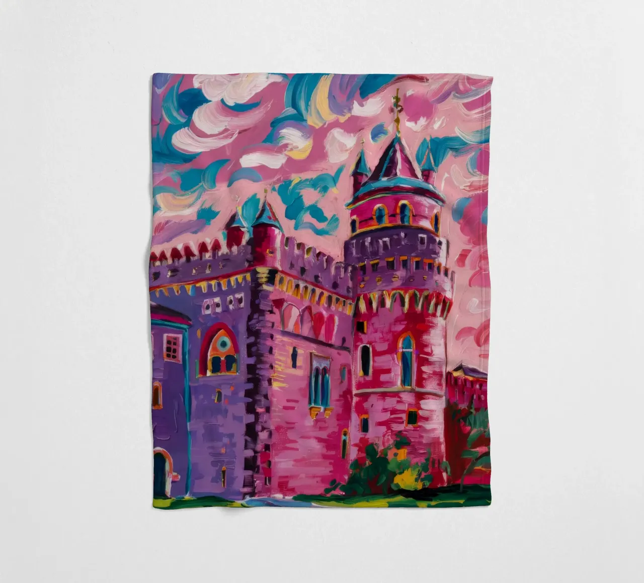 Magenta Castle Fantasy coperta in pile da Lush Essence