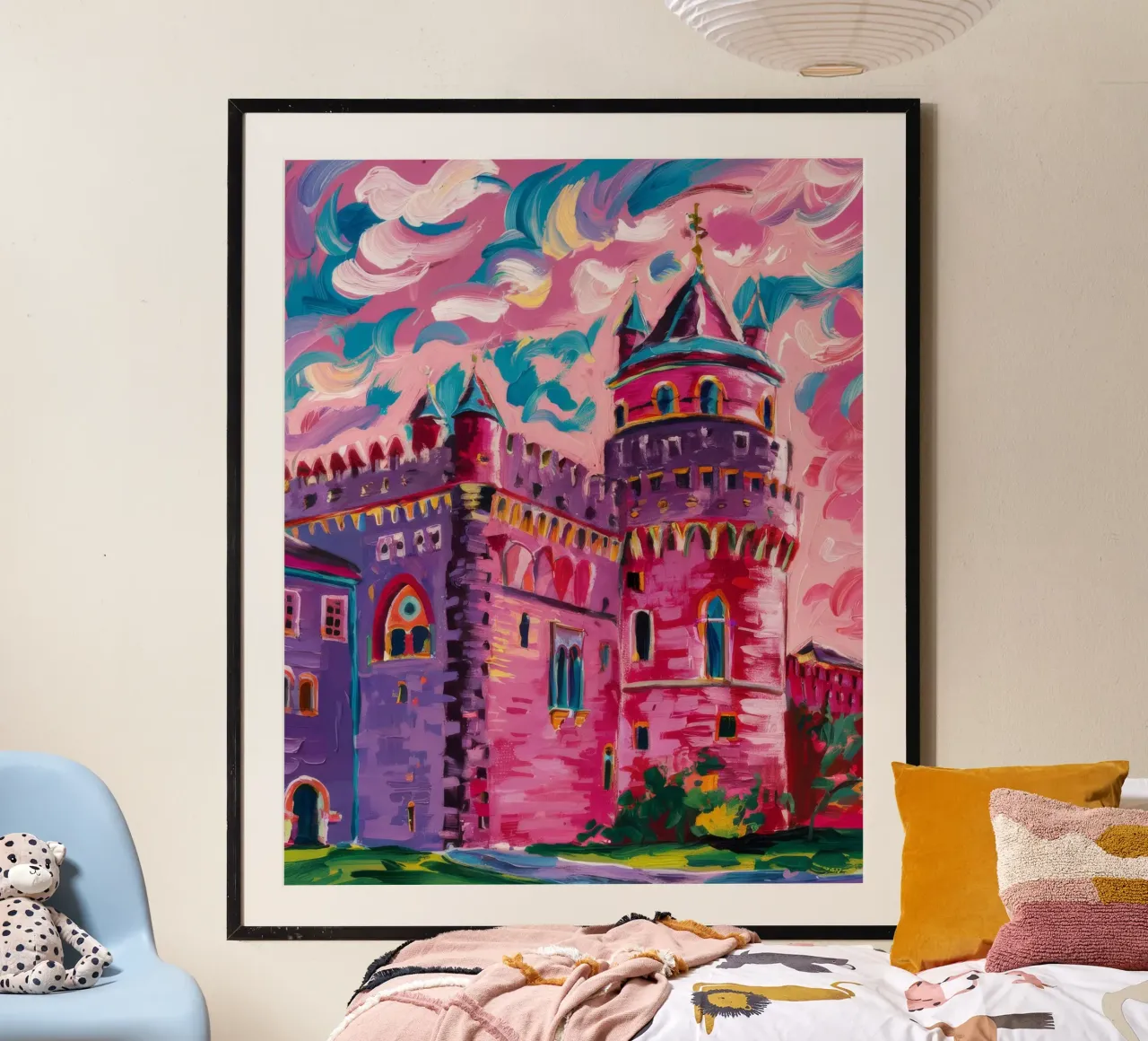 Magenta Castle Fantasy carta hahnemühle da Lush Essence