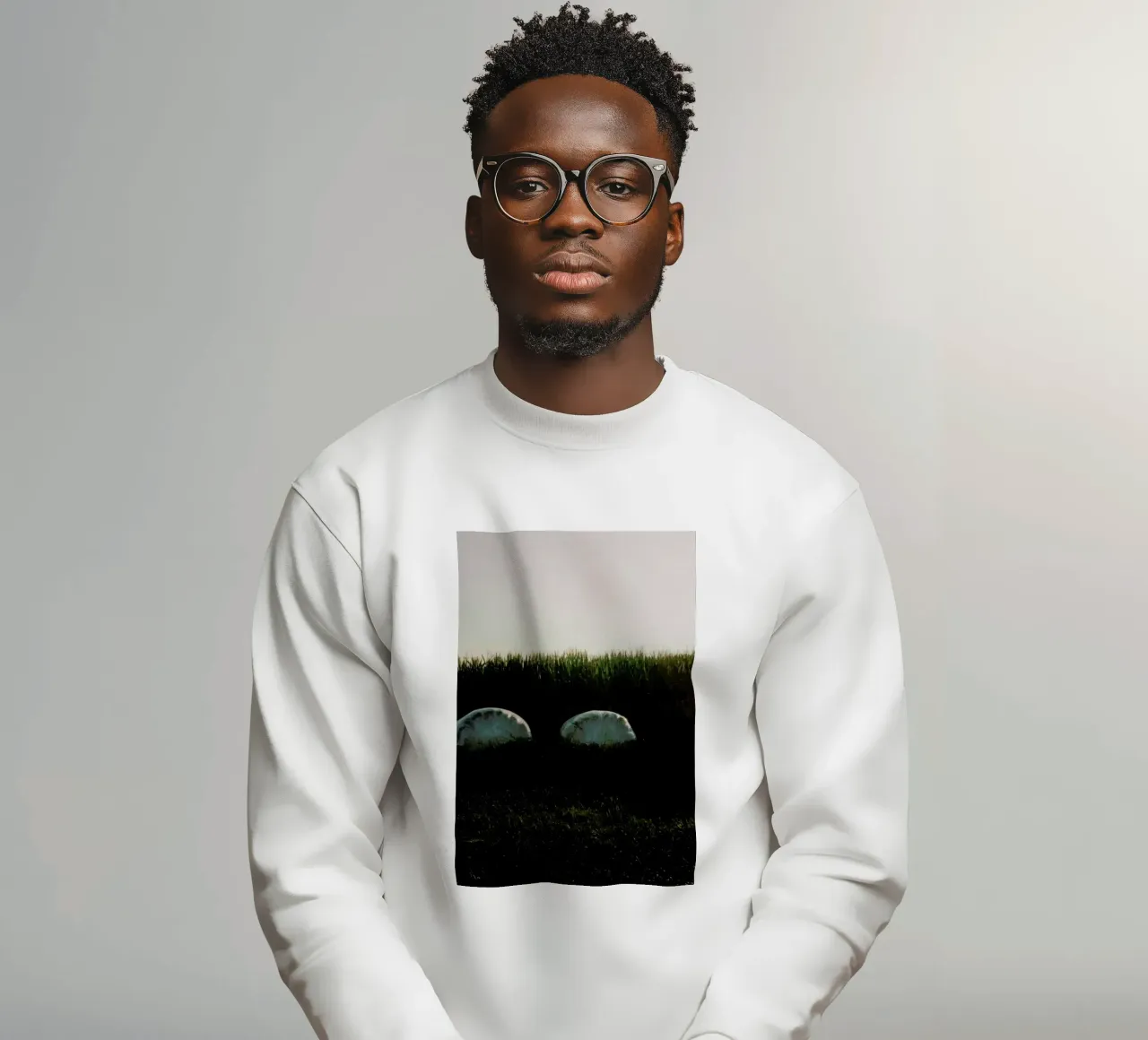 Analog Series Fields At Sundown Sweatshirt von Sebastian Hilgetag