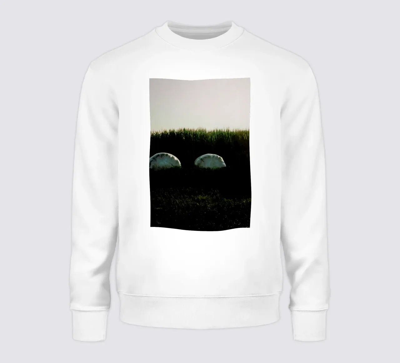 Analog Series Fields At Sundown Sweatshirt von Sebastian Hilgetag