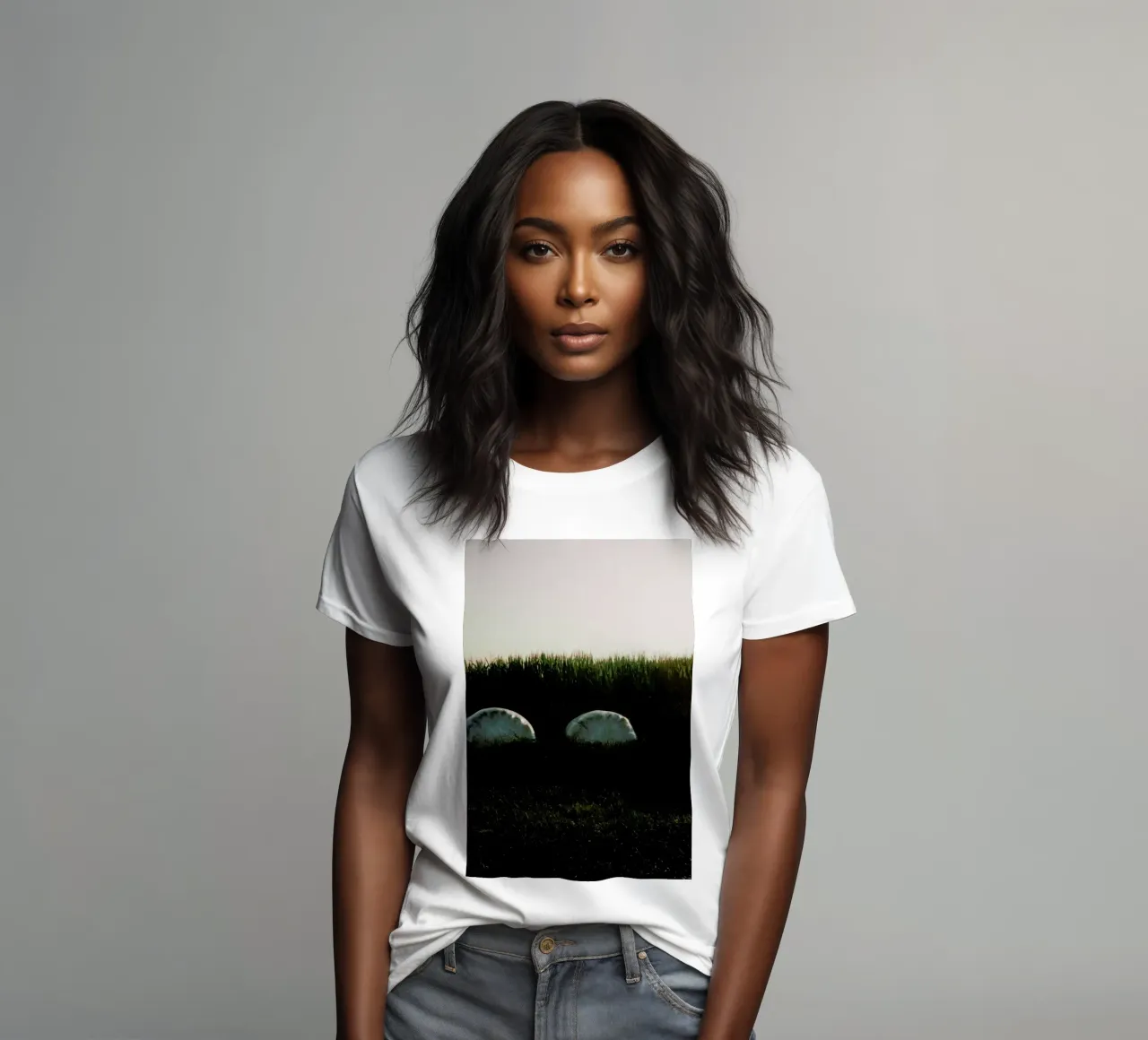 Analog Series Fields At Sundown camiseta de mujer de Sebastian Hilgetag