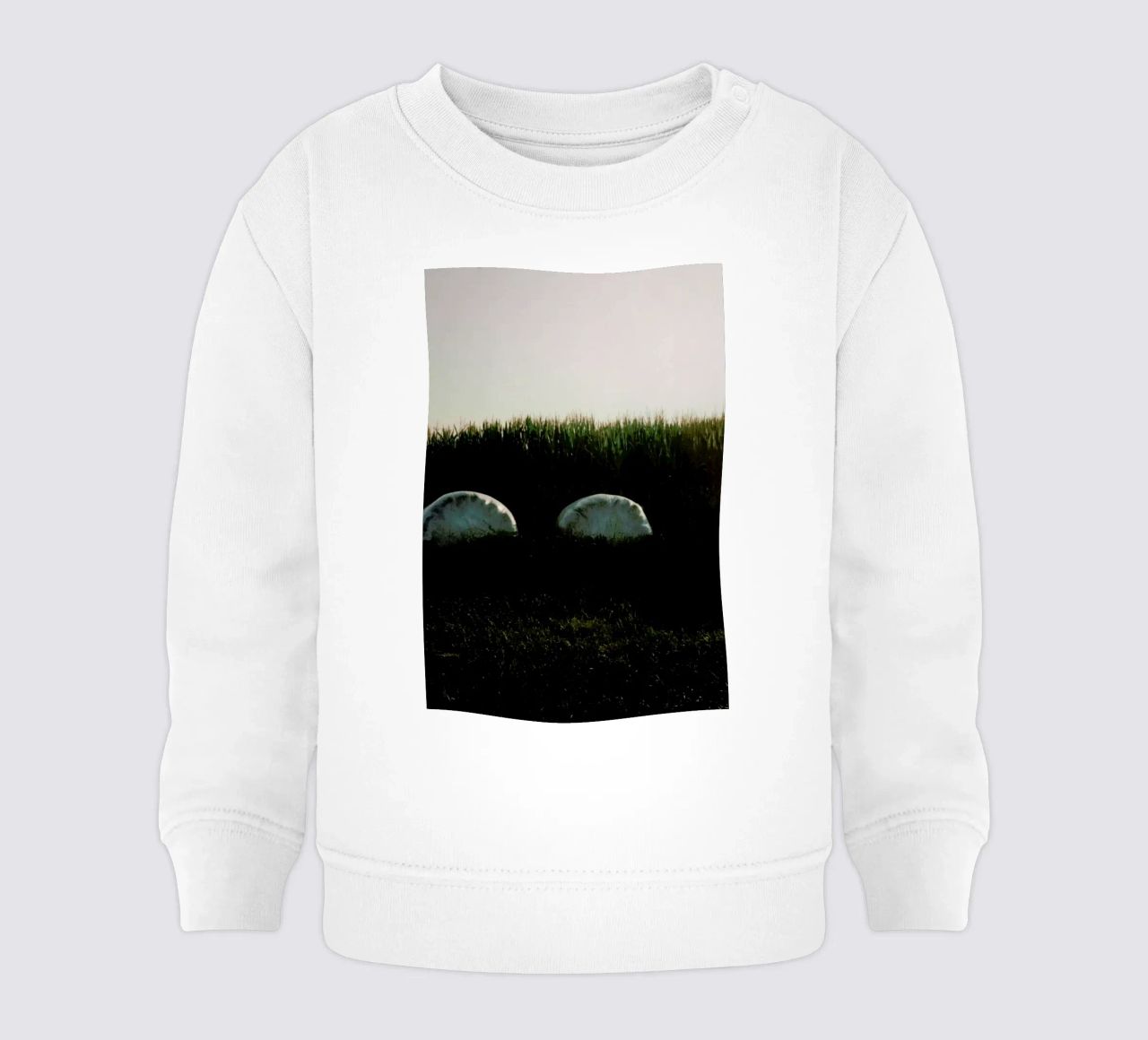Analog Series Fields At Sundown felpa neonato da Sebastian Hilgetag