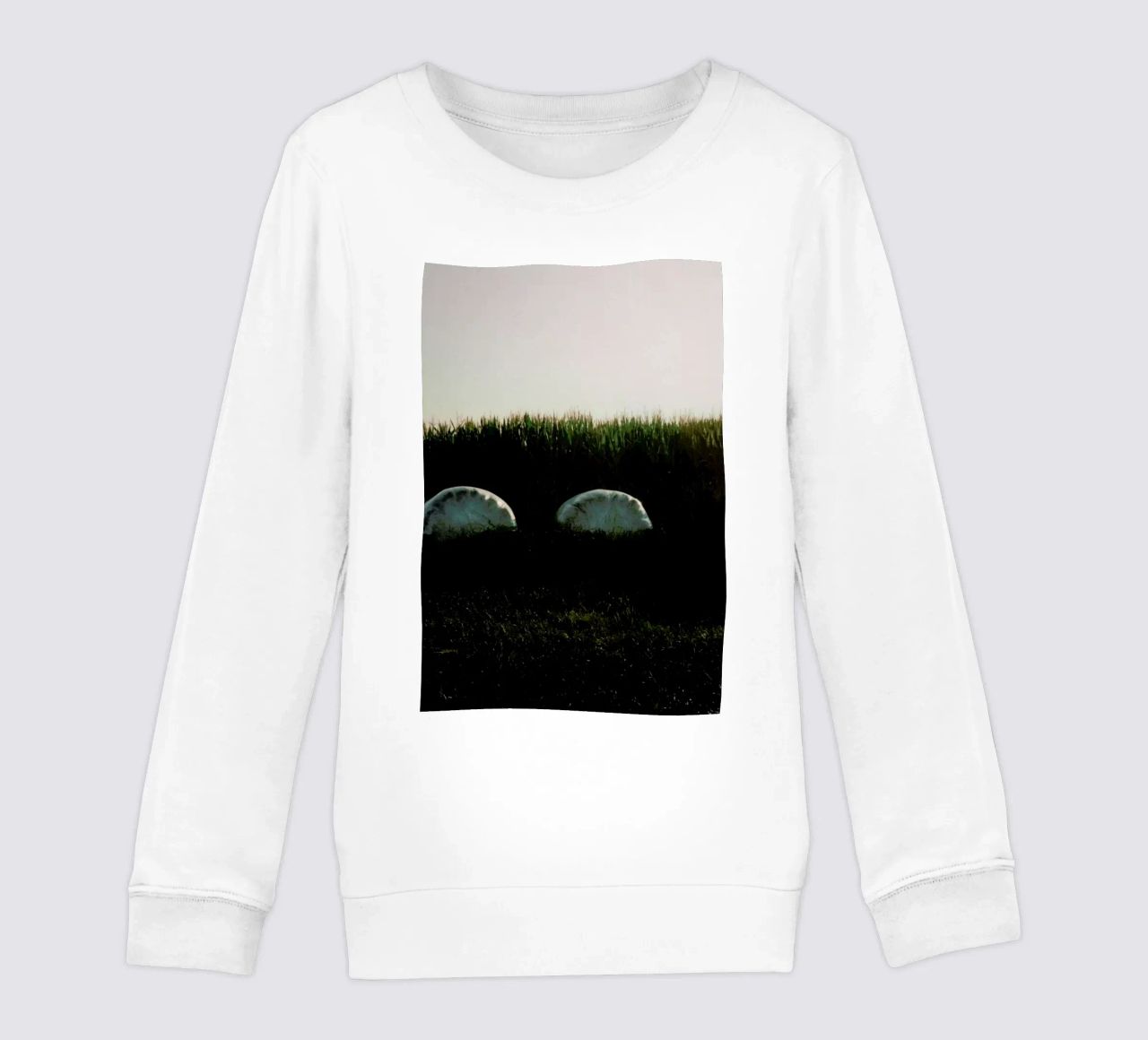 Analog Series Fields At Sundown felpa bambino da Sebastian Hilgetag