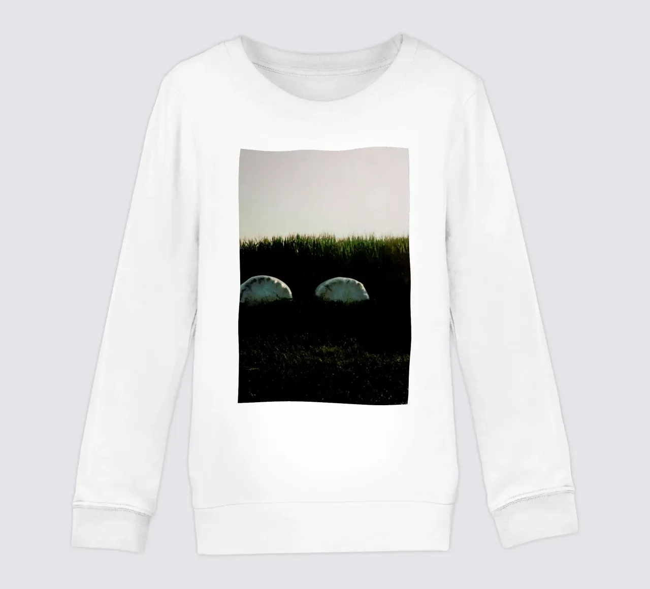 Analog Series Fields At Sundown Kinder Sweatshirt von Sebastian Hilgetag