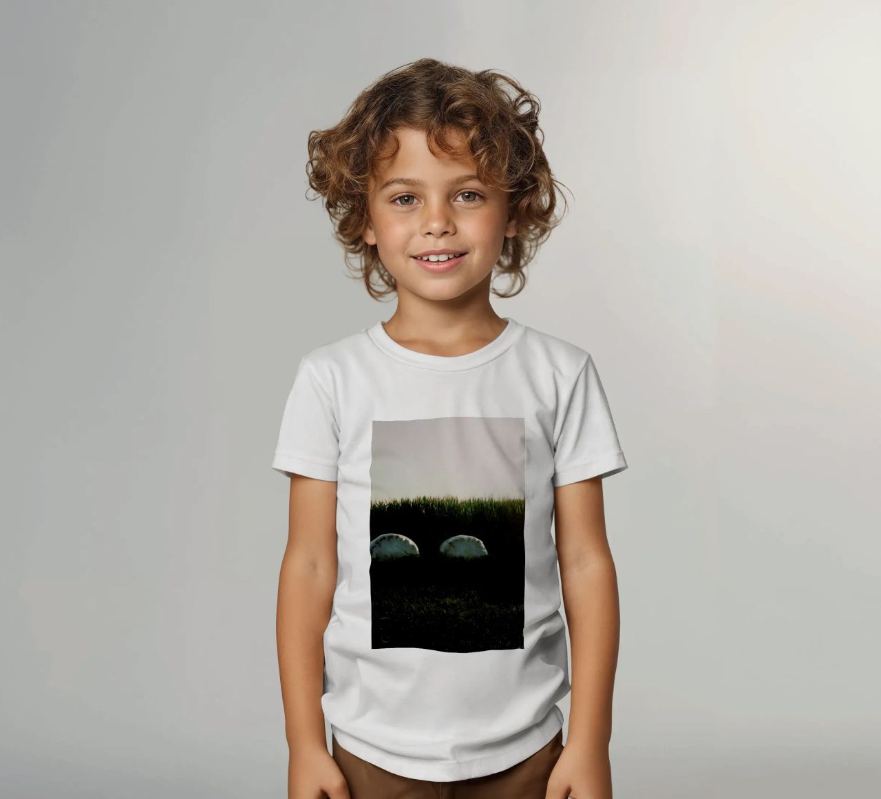 Analog Series Fields At Sundown t-shirt bambini da Sebastian Hilgetag