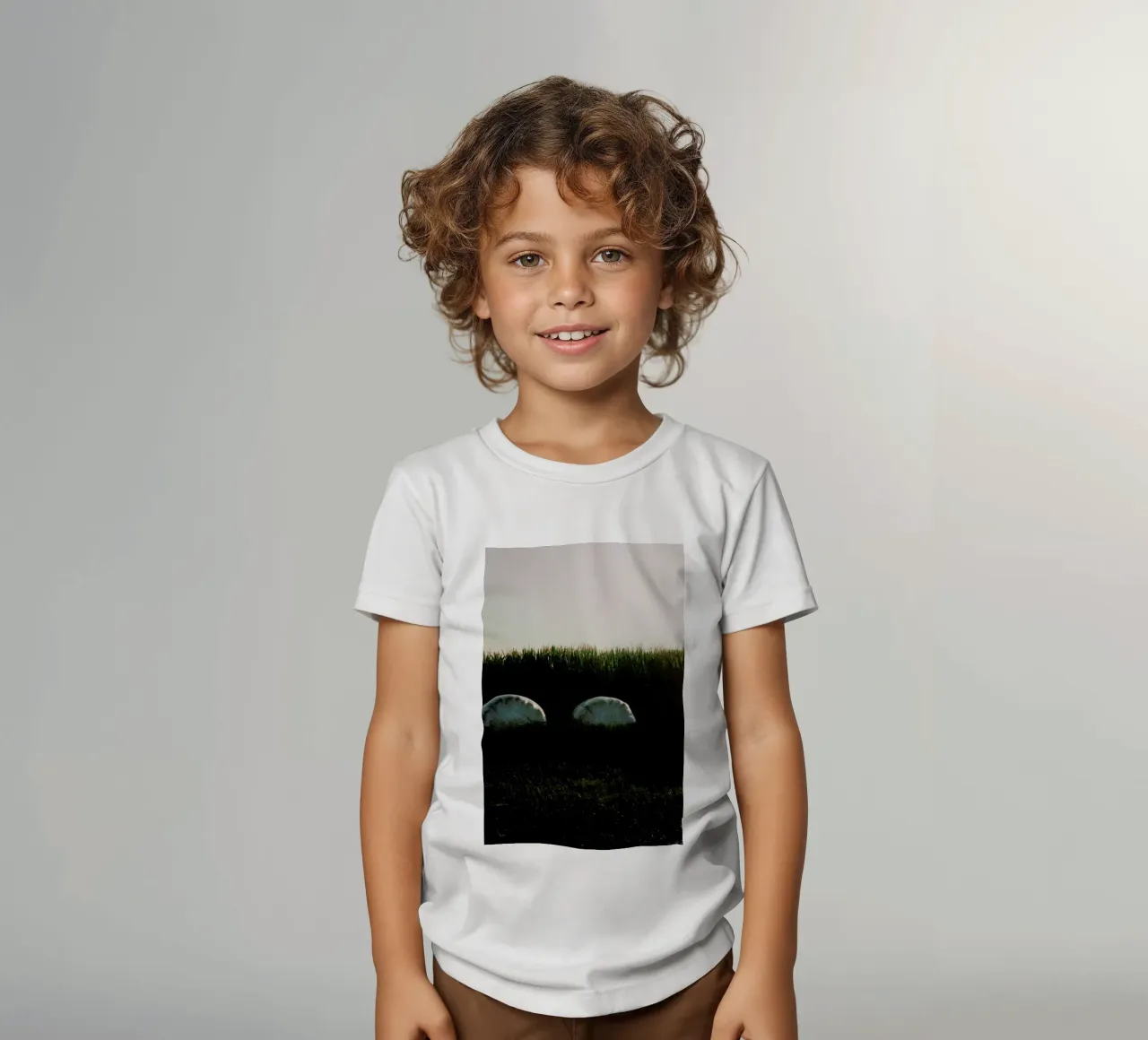 Analog Series Fields At Sundown t-shirt bambini da Sebastian Hilgetag