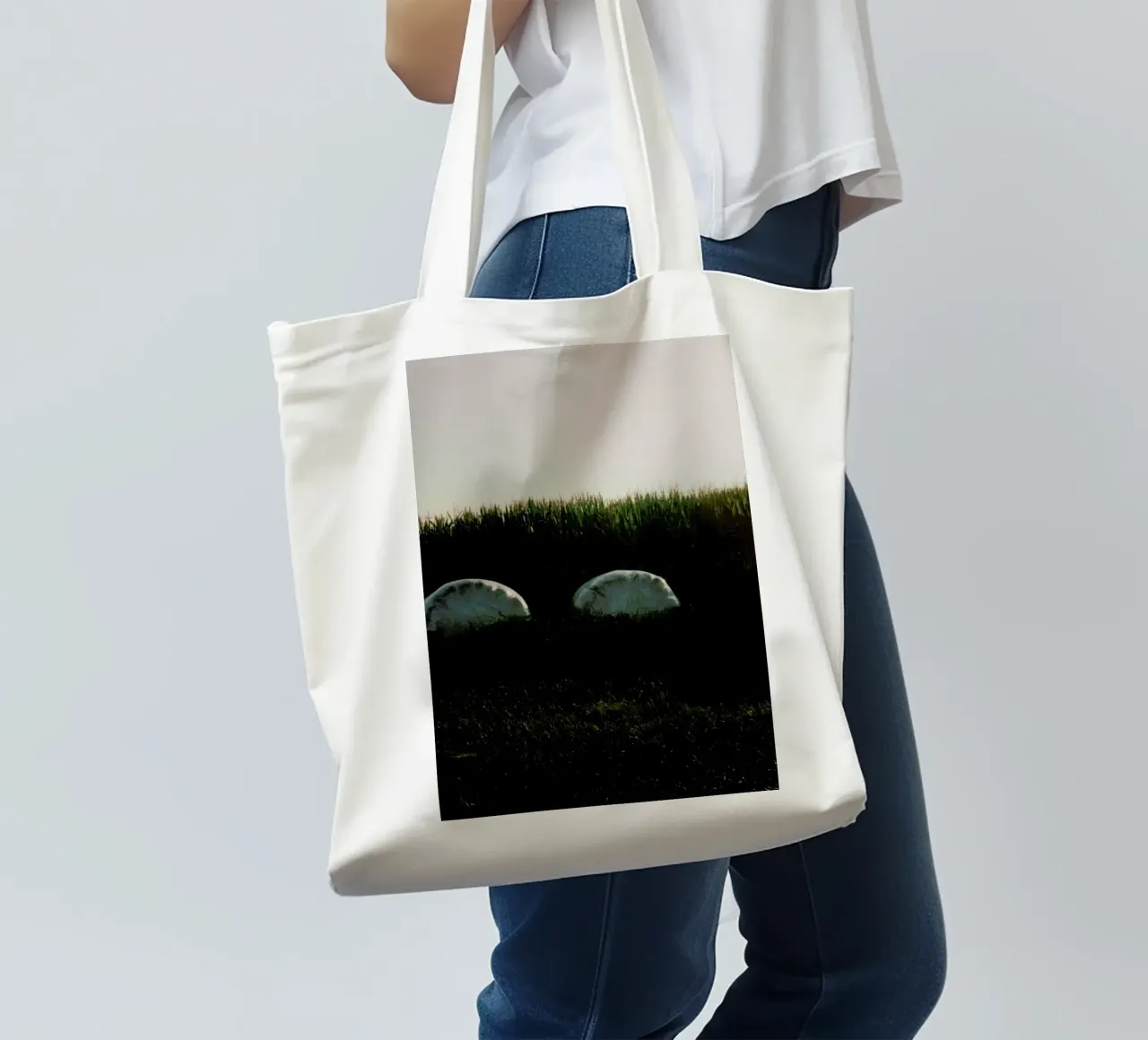 Analog Series Fields At Sundown tote bag de Sebastian Hilgetag