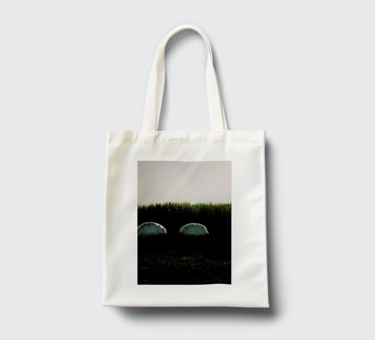 Analog Series Fields At Sundown borsa in juta da Sebastian Hilgetag