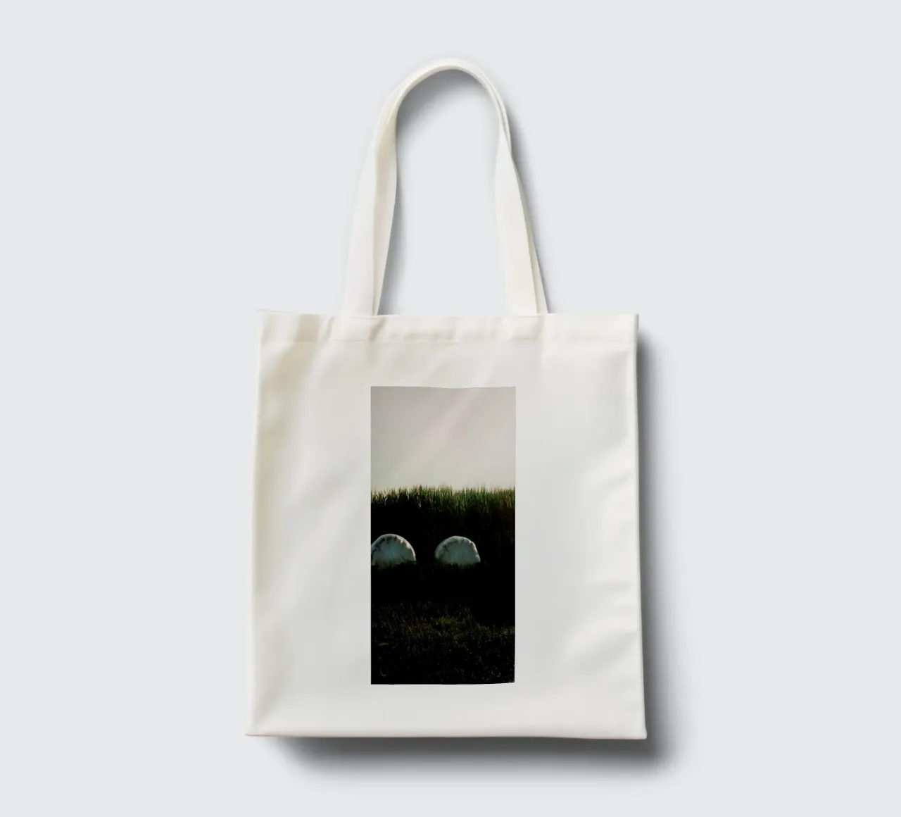 Analog Series Fields At Sundown borsa in juta da Sebastian Hilgetag