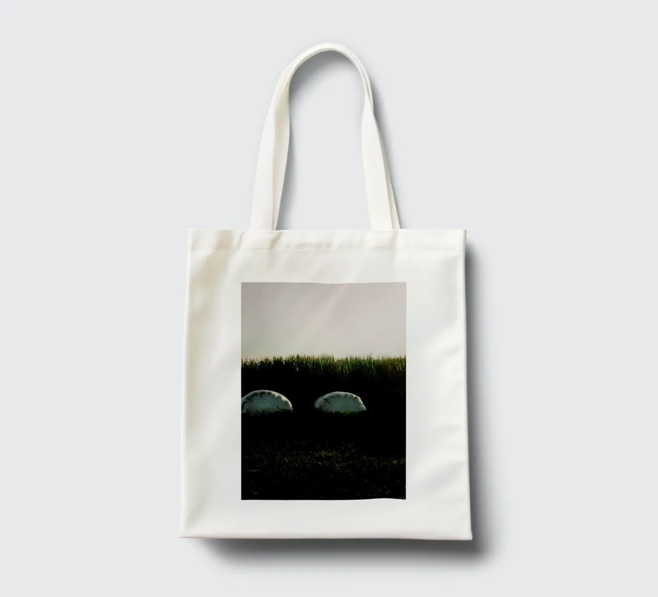 Analog Series Fields At Sundown tote bag de Sebastian Hilgetag
