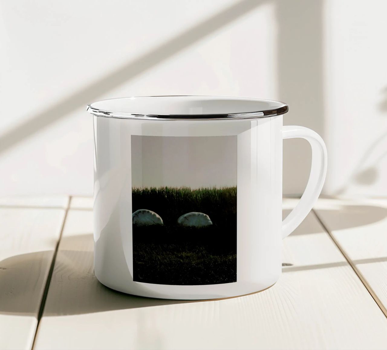 Analog Series Fields At Sundown tazza in smalto da Sebastian Hilgetag