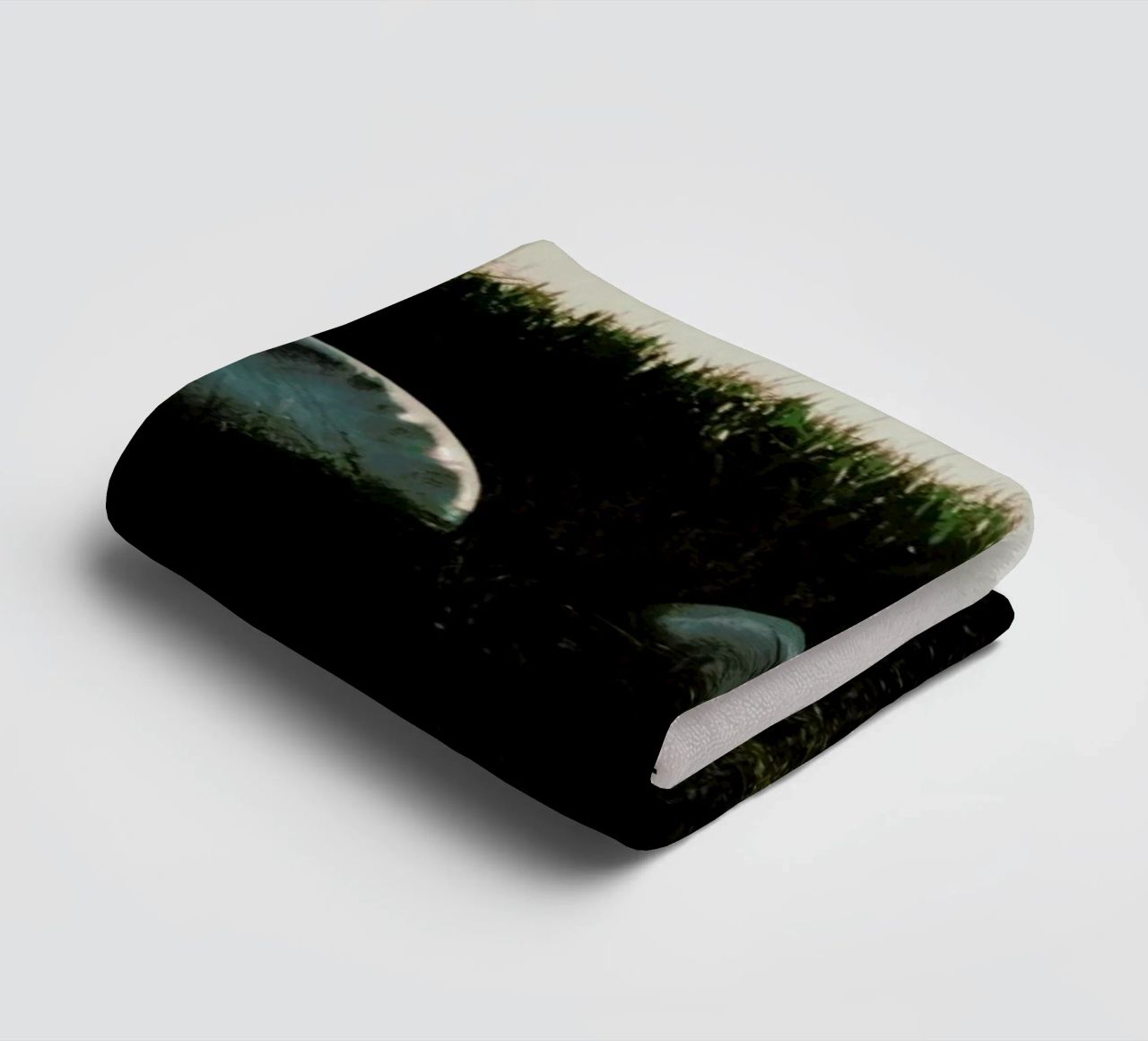 Analog Series Fields At Sundown asciugamano da bagno da Sebastian Hilgetag