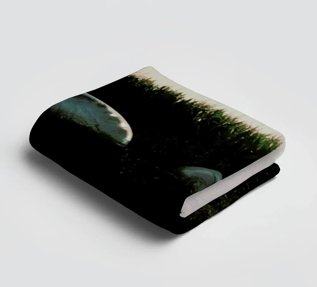 Analog Series Fields At Sundown Handtuch von Sebastian Hilgetag