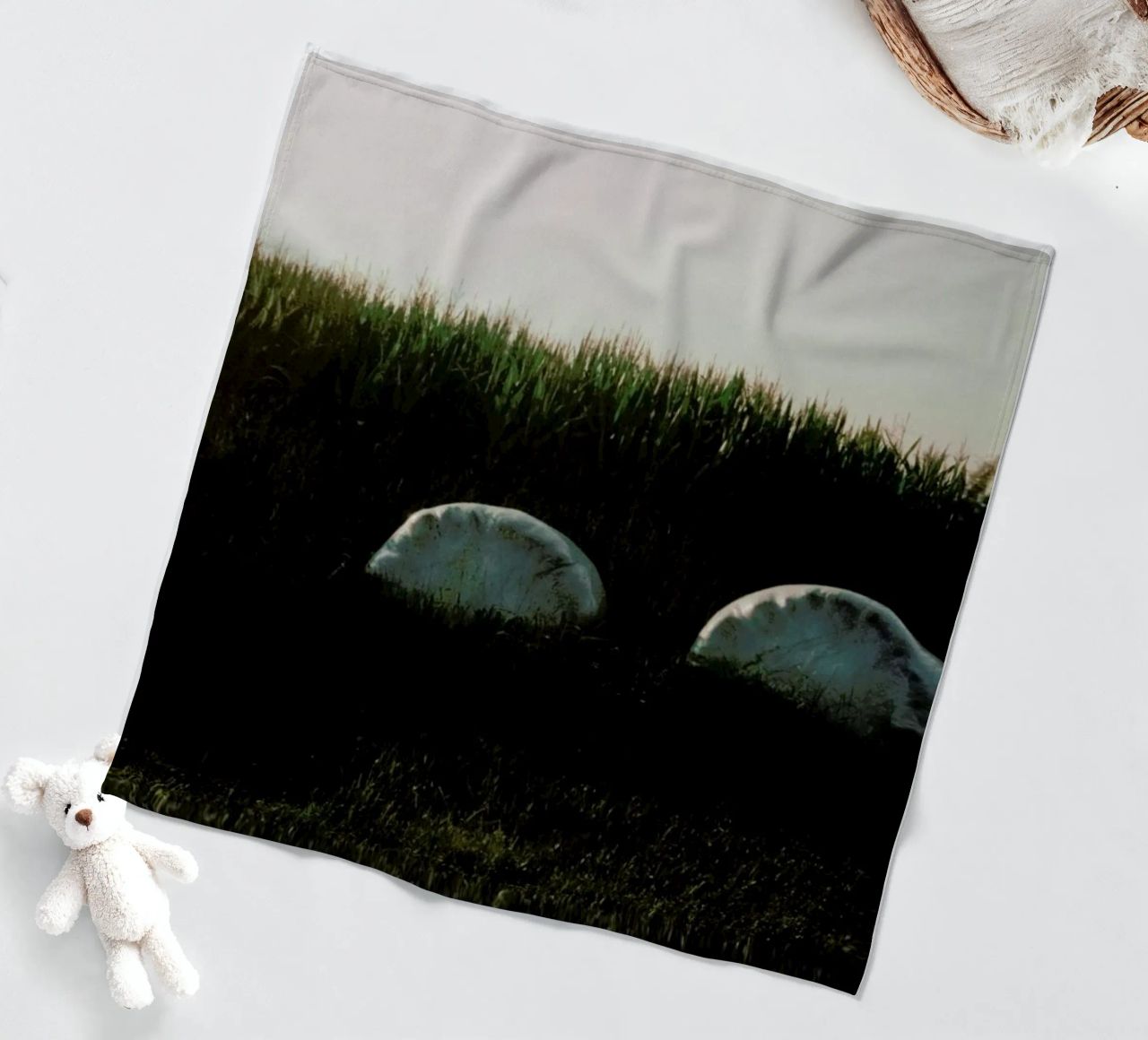 Analog Series Fields At Sundown coperta in pile da Sebastian Hilgetag