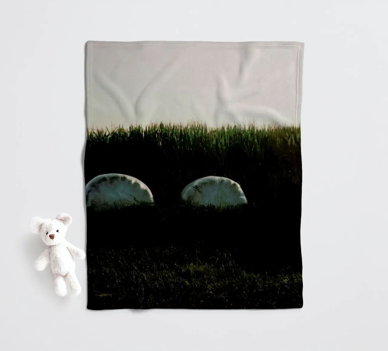 Analog Series Fields At Sundown coperta in pile da Sebastian Hilgetag