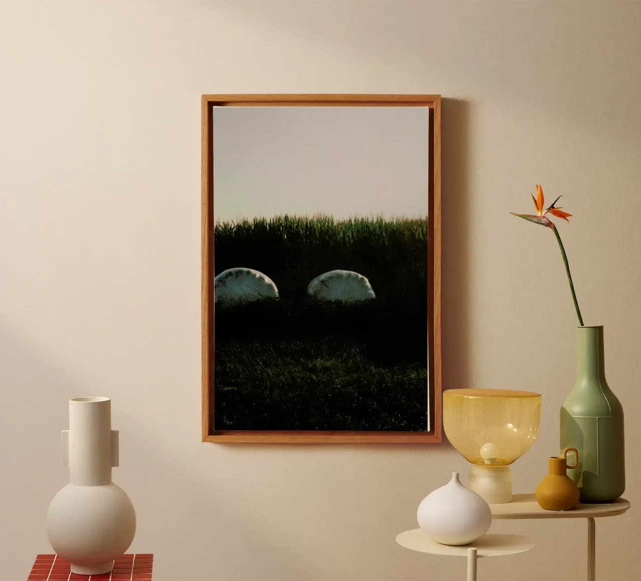 Analog Series Fields At Sundown tela da Sebastian Hilgetag