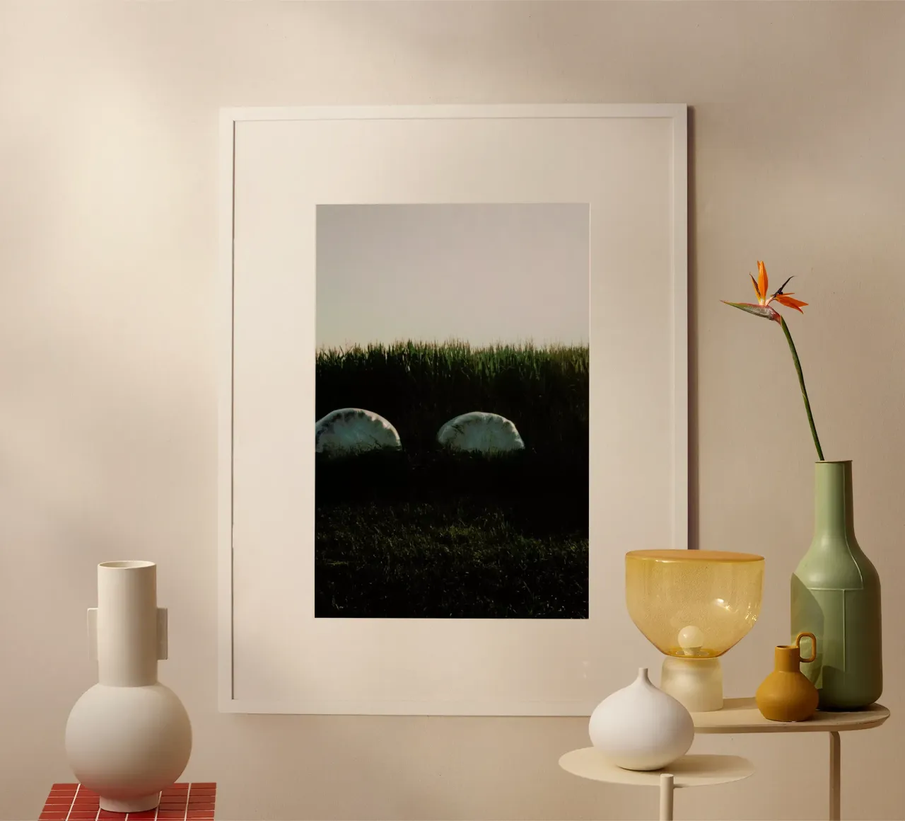 Analog Series Fields At Sundown Hahnemühle von Sebastian Hilgetag