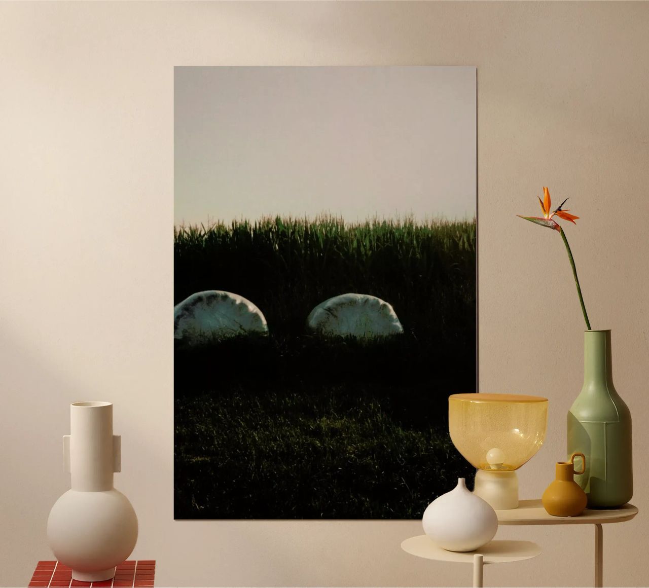 Analog Series Fields At Sundown poster da Sebastian Hilgetag