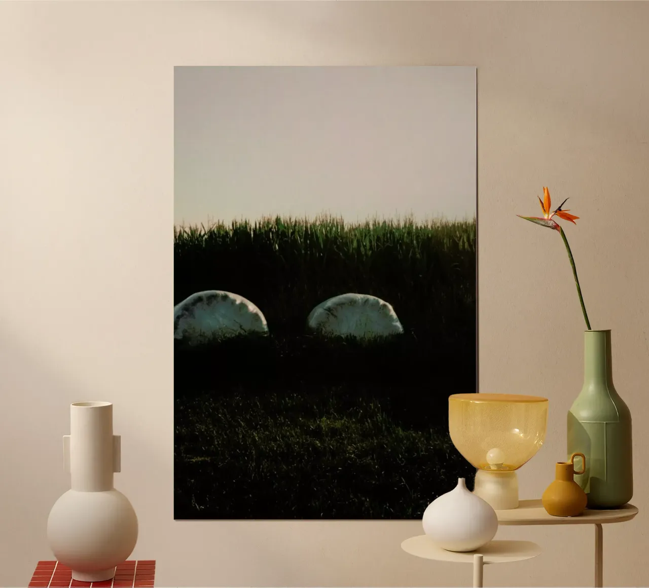 Analog Series Fields At Sundown poster da Sebastian Hilgetag