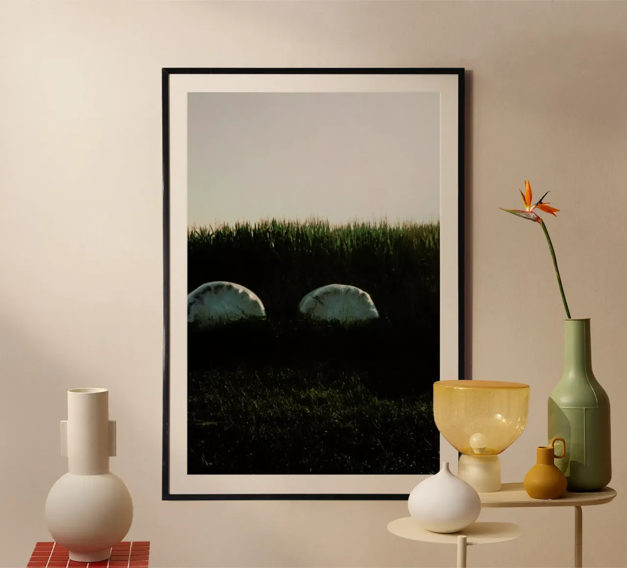 Analog Series Fields At Sundown hahnemühle by Sebastian Hilgetag