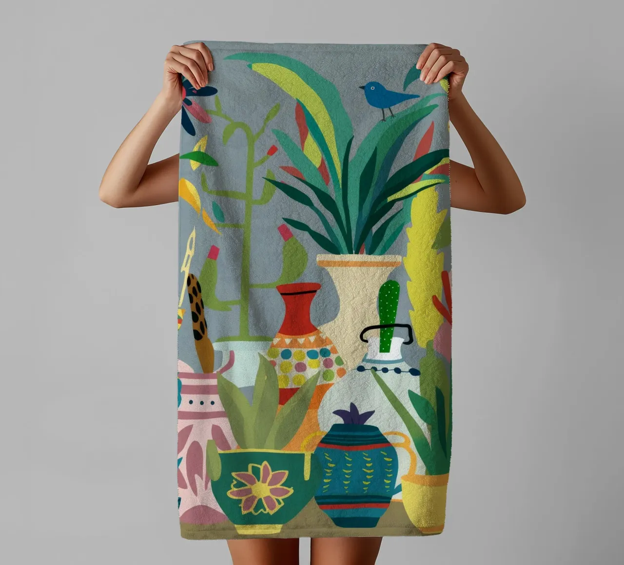 Eclectic Collector's Table towel by Moonlite Desire