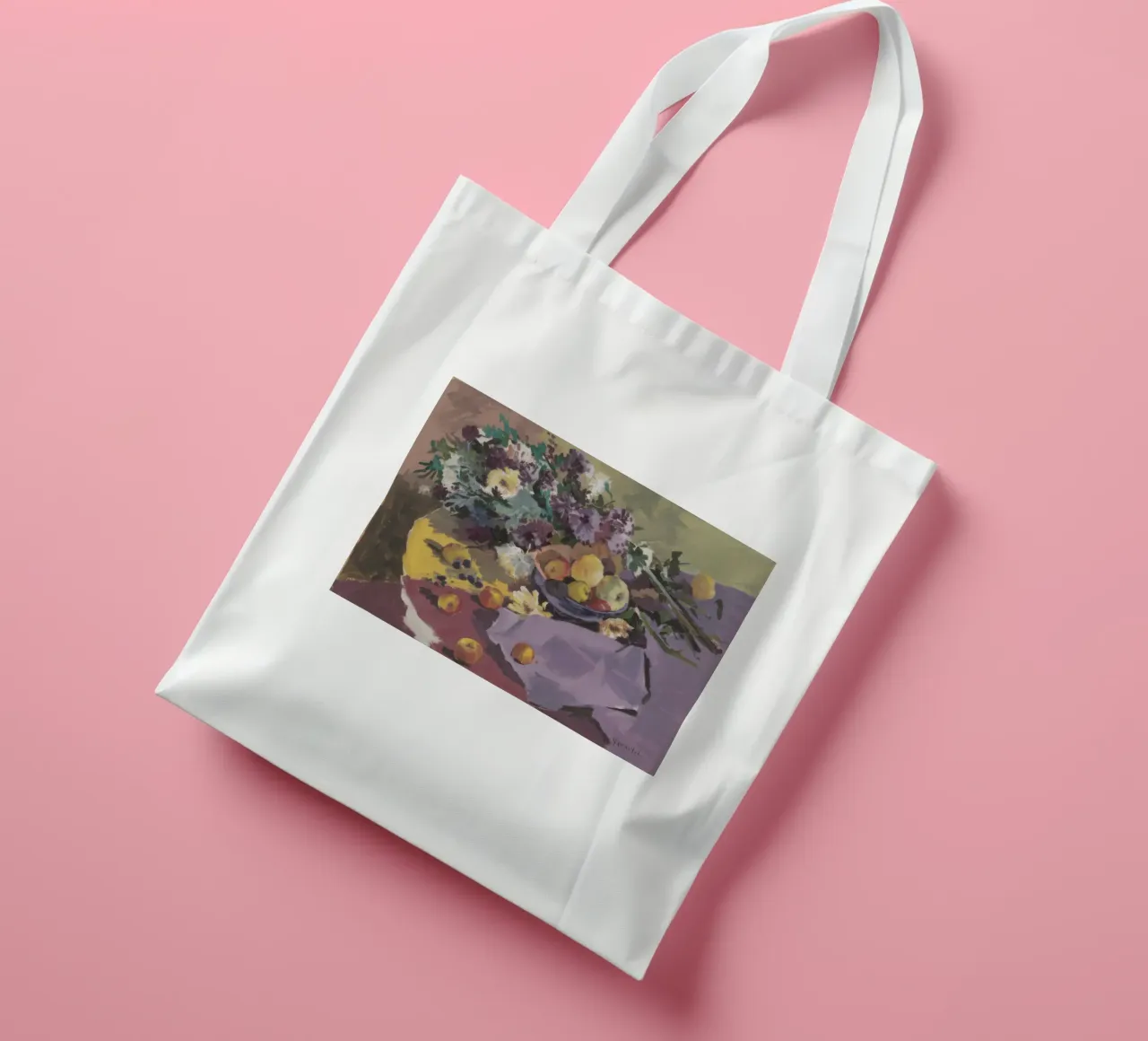 Table's Lemon Light tote bag by Radiance Landscape