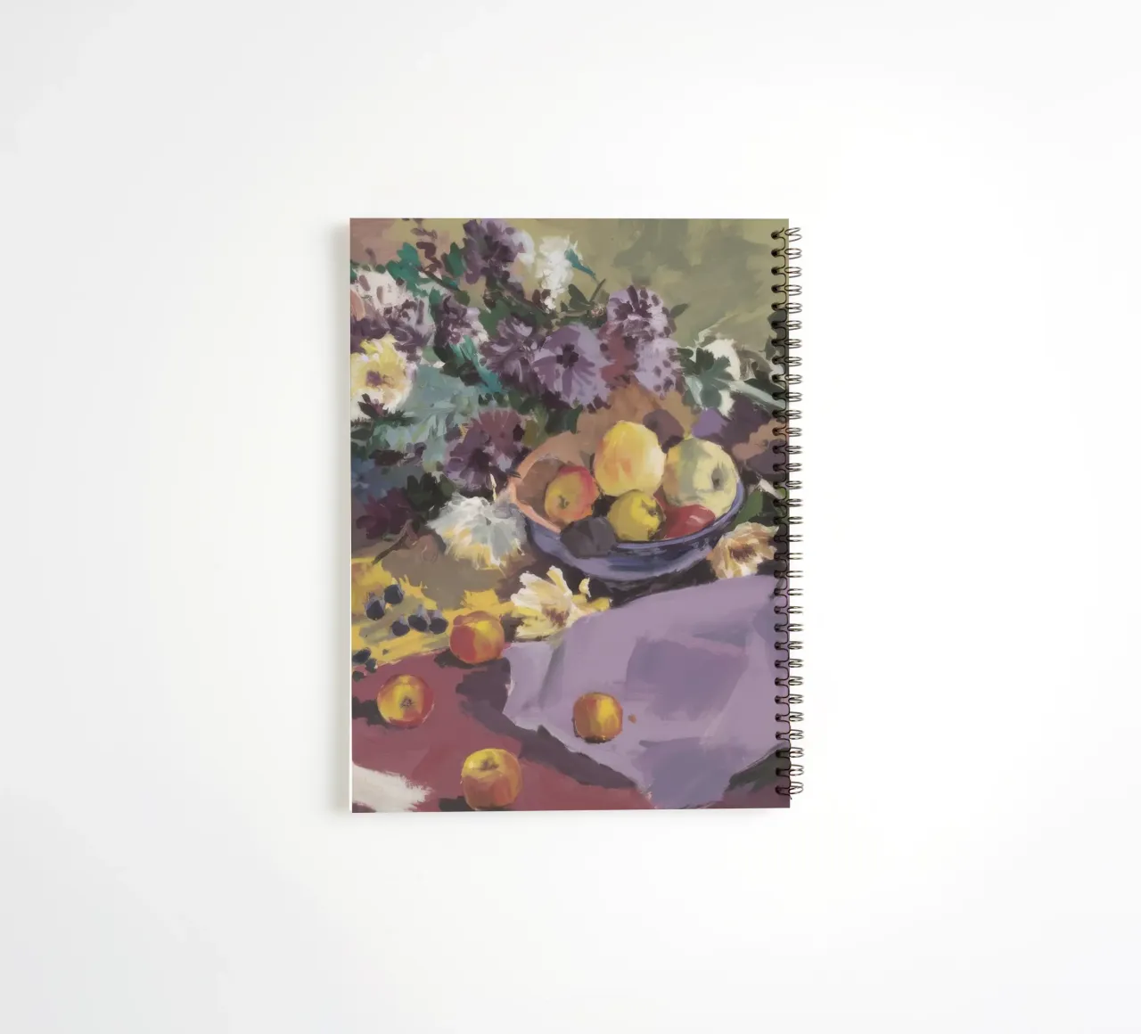 Table's Lemon Light spiral notebook by Radiance Landscape