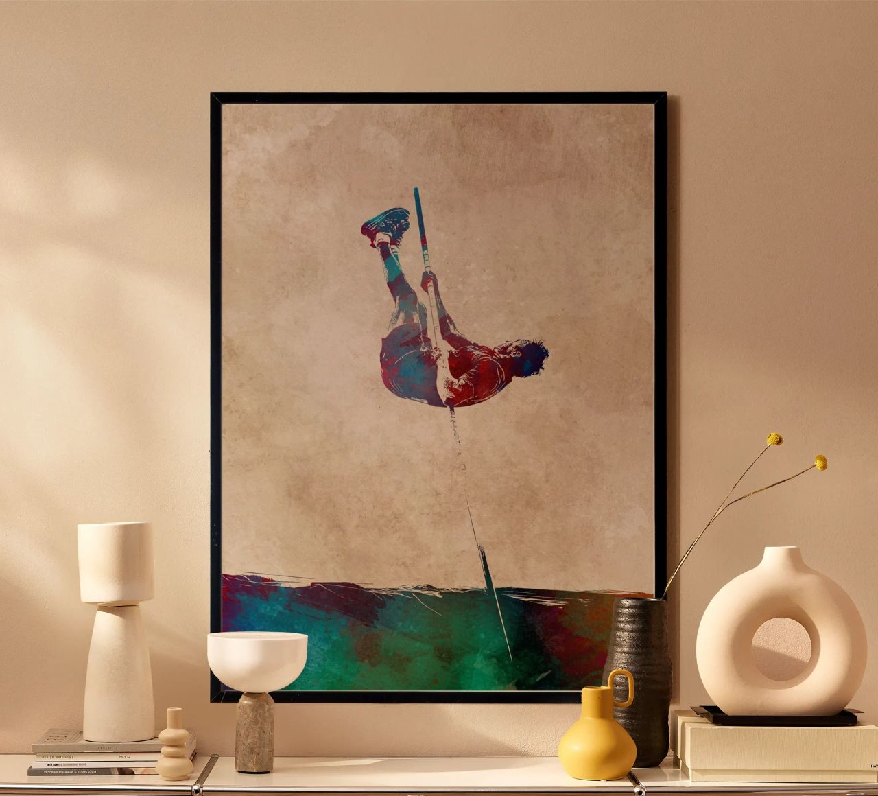 Art du saut à la perche poster de SPORT