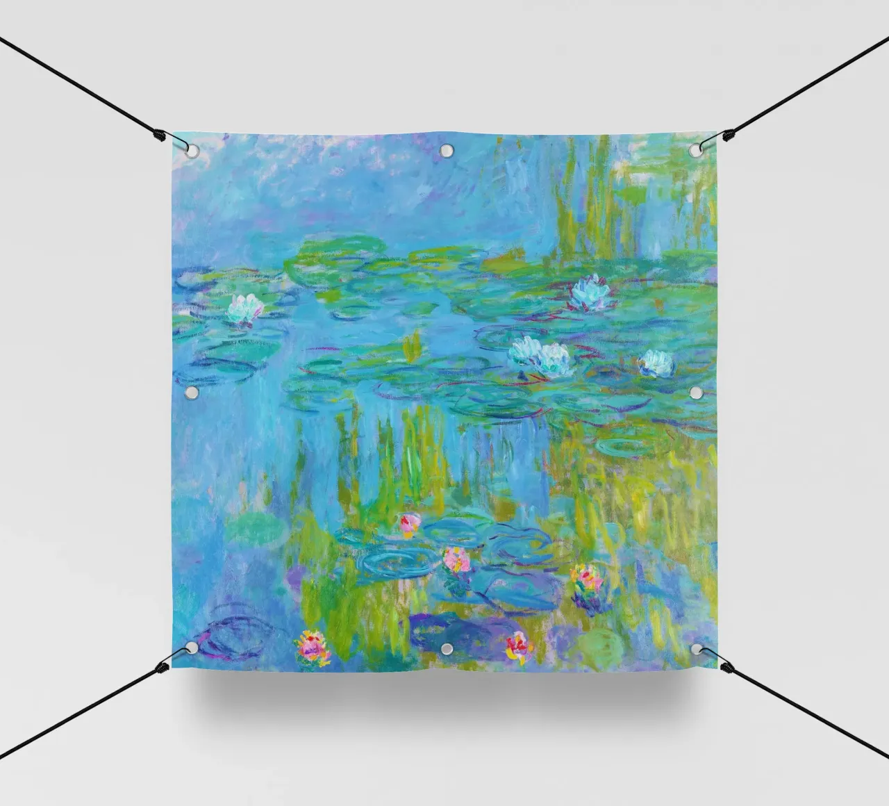 Le ninfee di Claude Monet telo in pvc da Venus Art