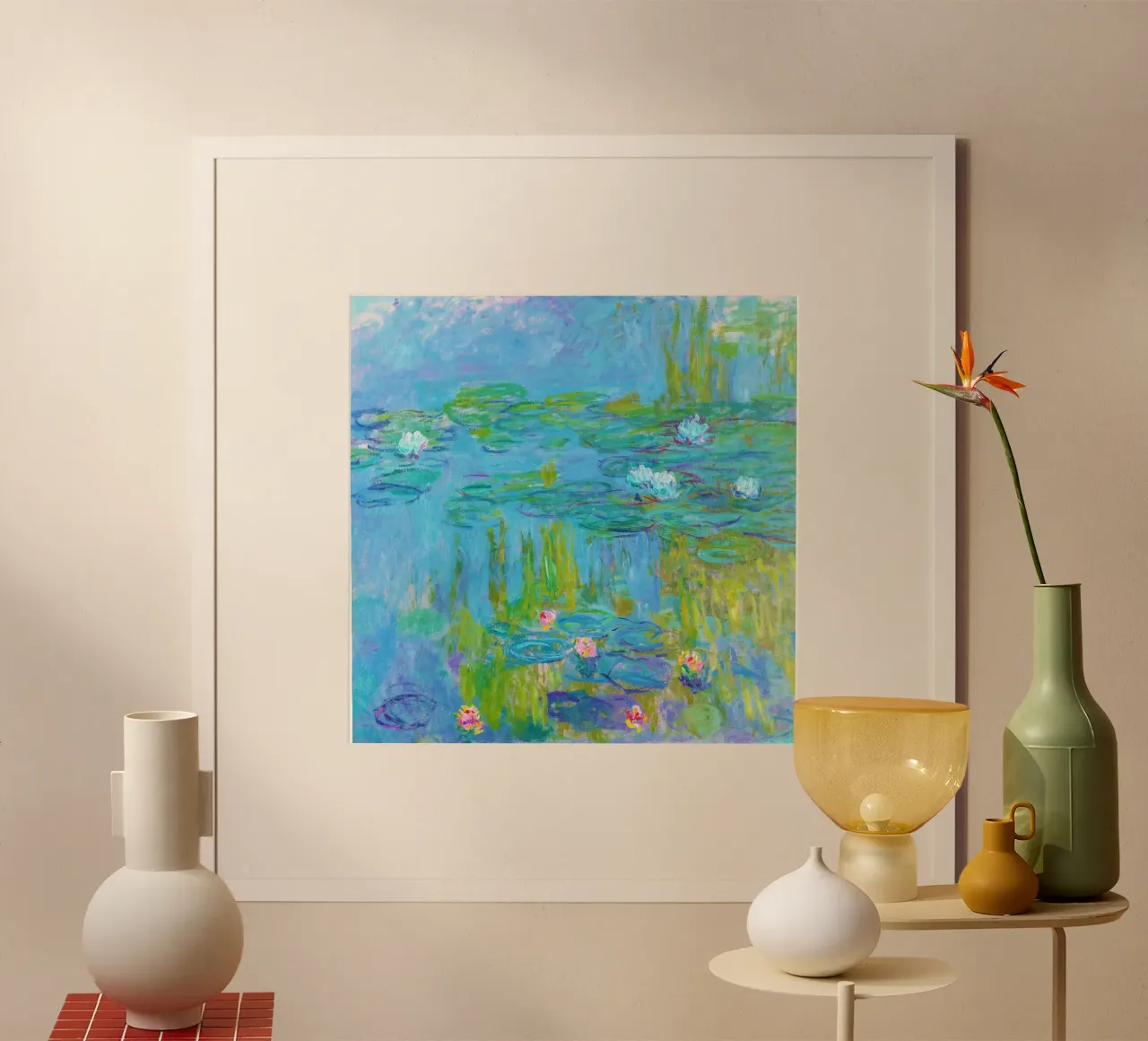 Le ninfee di Claude Monet carta hahnemühle da Venus Art