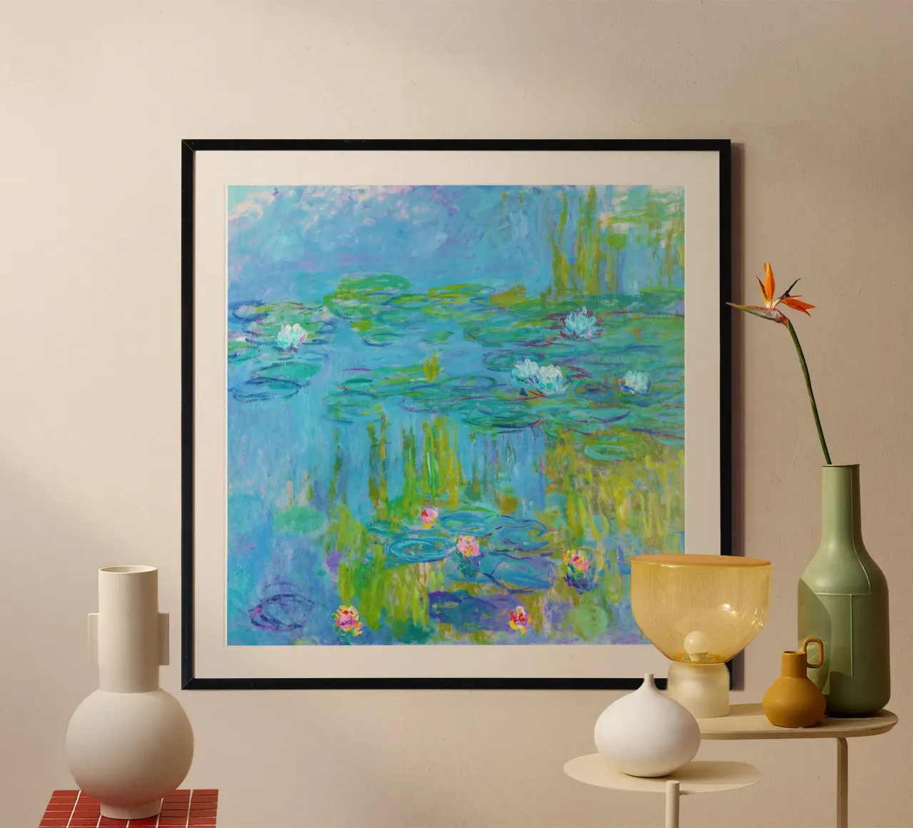 Le ninfee di Claude Monet carta hahnemühle da Venus Art