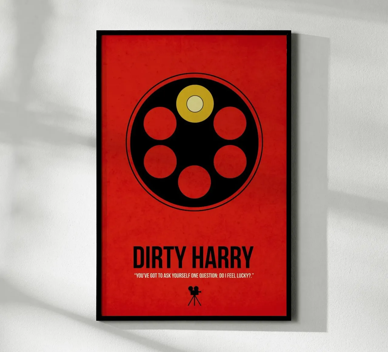 Dirty Harry poster con telaio in alluminio da Naxart