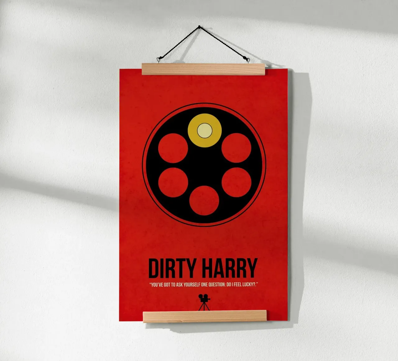 Dirty Harry poster con telaio in alluminio da Naxart