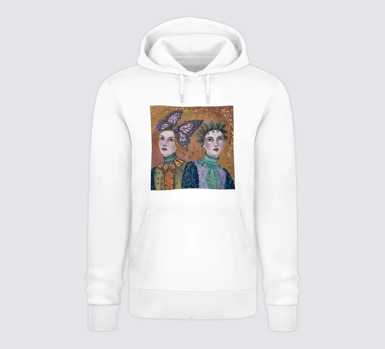 Gemelli ad ala di farfalla felpa con cappuccio da Vivid Reverie