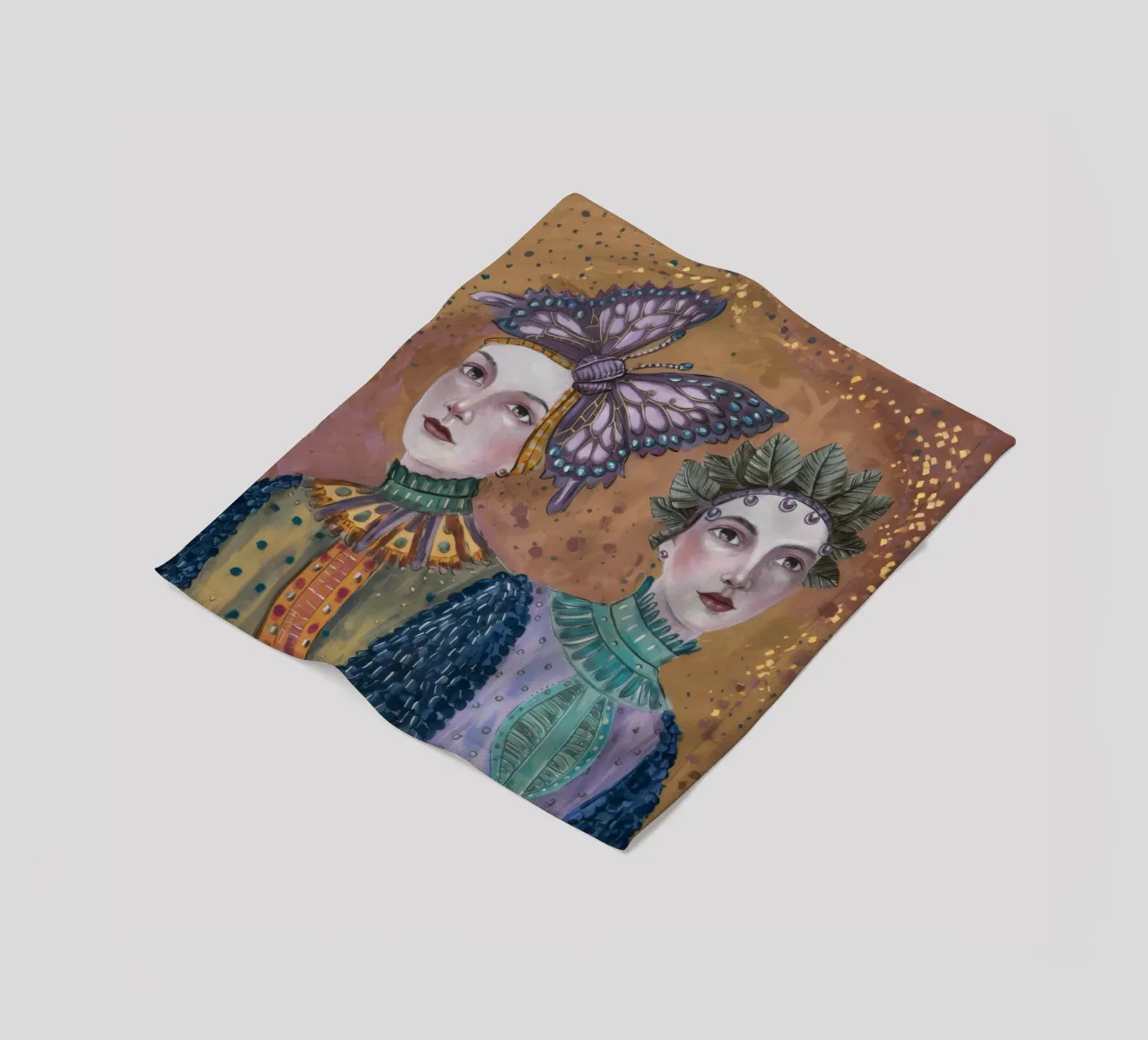 Gemelli ad ala di farfalla coperta in pile da Vivid Reverie
