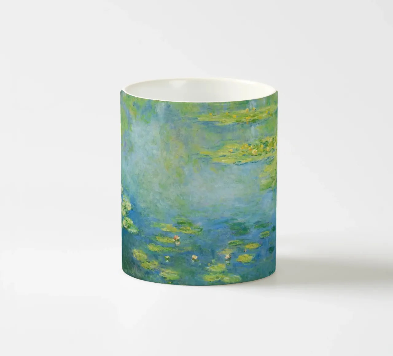 Le ninfee di Claude Monet tazza in ceramica da Venus Art