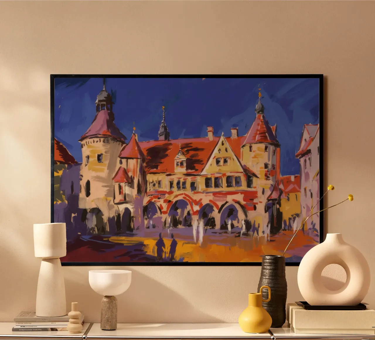 Castle's Grandeur Hilltop hahnemühle by Radiance Landscape