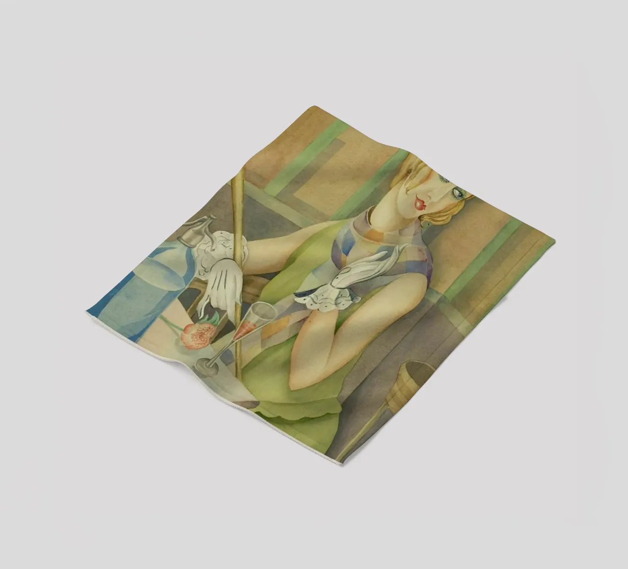 Gerda Wegener - Lili Elbe II coperta in pile da Vintage by JUNIQE